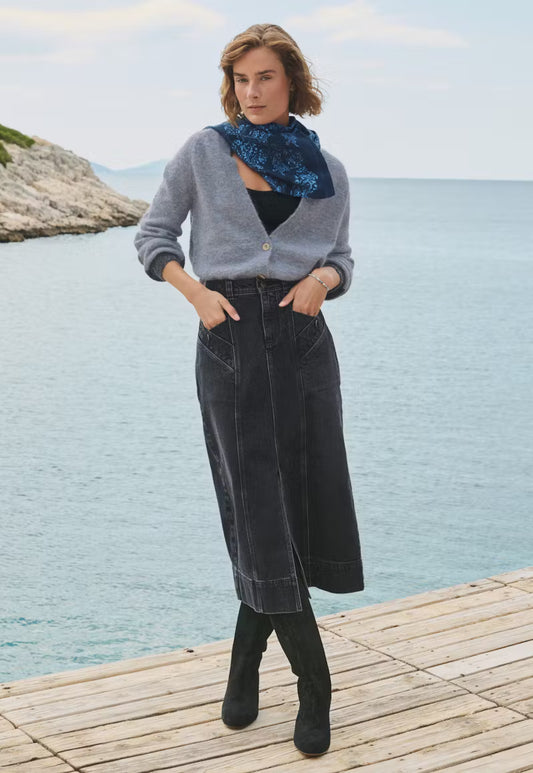 Spraggins-Denim skirt